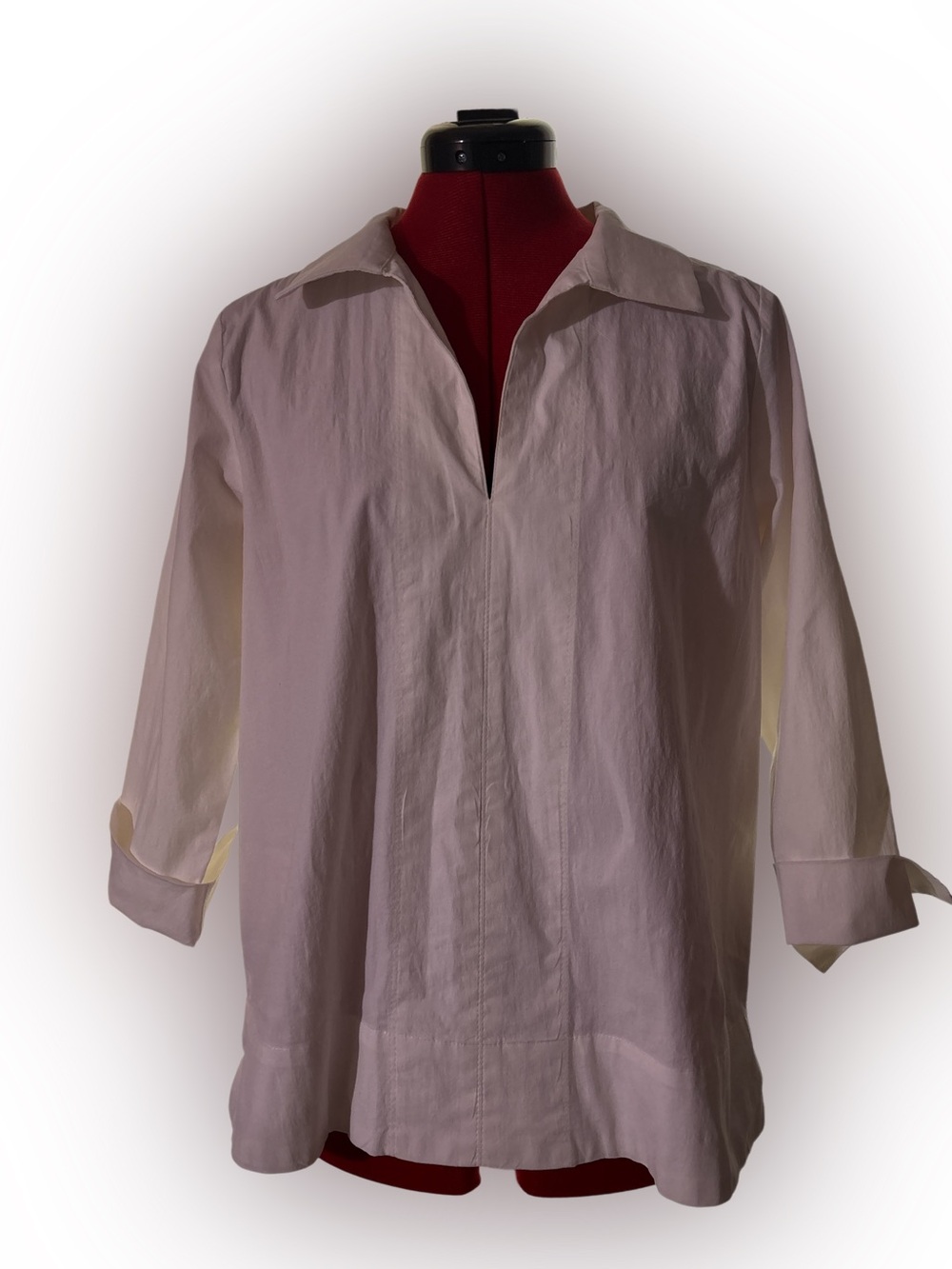 Classic Tuckernuck White Women’s Cotton Popover Shirt